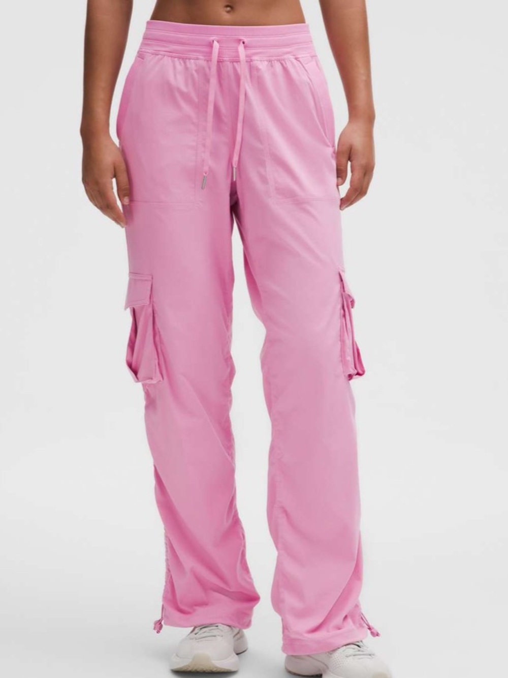 Lululemon Dance Studio Relaxed-Fit Mia-Rise Cargo Pant Pink Frosting Size XS